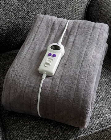 Slumberdown Comfy Hugs Charcoal Heated Throw