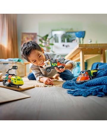 LEGO City Airplane, Service Truck & Hovercraft Rem