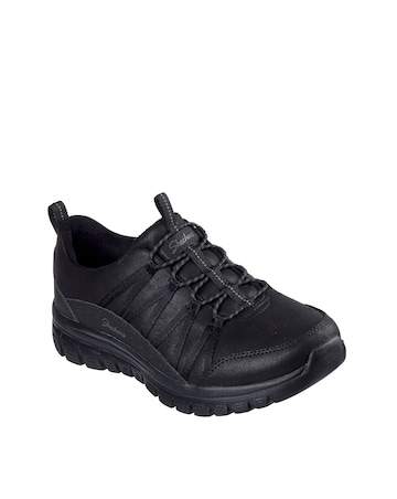 Skechers Graceful Slip On Bungee Lace Trainers Standard Fit