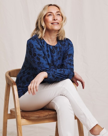 Julipa Long Sleeve Jersey Blouse