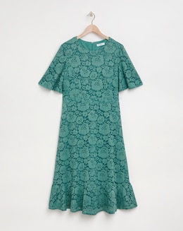 Joanna Hope Angel Sleeve Lace Dress