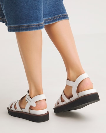 Adelaide Leather Fisherman Chunky Sandals - Extra Wide Fit (EEE)