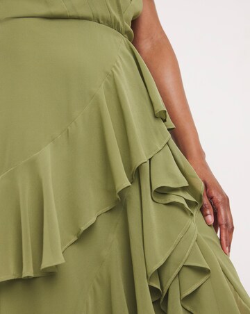 Joanna Hope Ruffle Maxi Dress