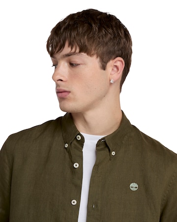 Timberland Mill Brook Linen Shirt - Green