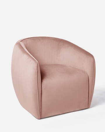 Siena Curved Velvet Accent Chair