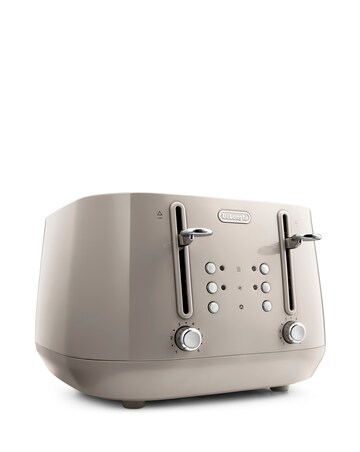 De'Longhi Eclettica CTY4003.BG Beige 4 Slice Toaster