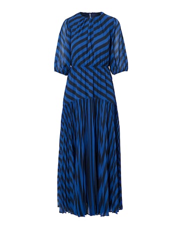 Joanna Hope Stripe Print Tea Dress