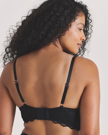 Figleaves Curve Amore Padded Balcony Bra B-F - Black