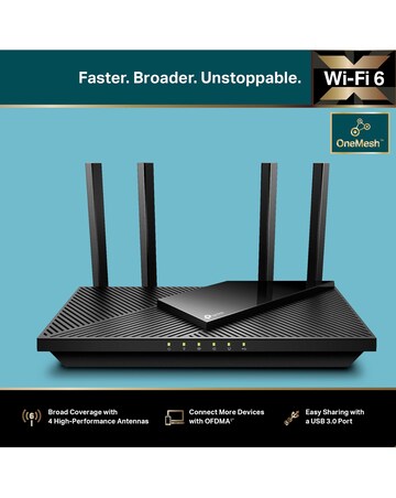 TP-Link Archer AX3000 Dual Band Wi-Fi 6 Router