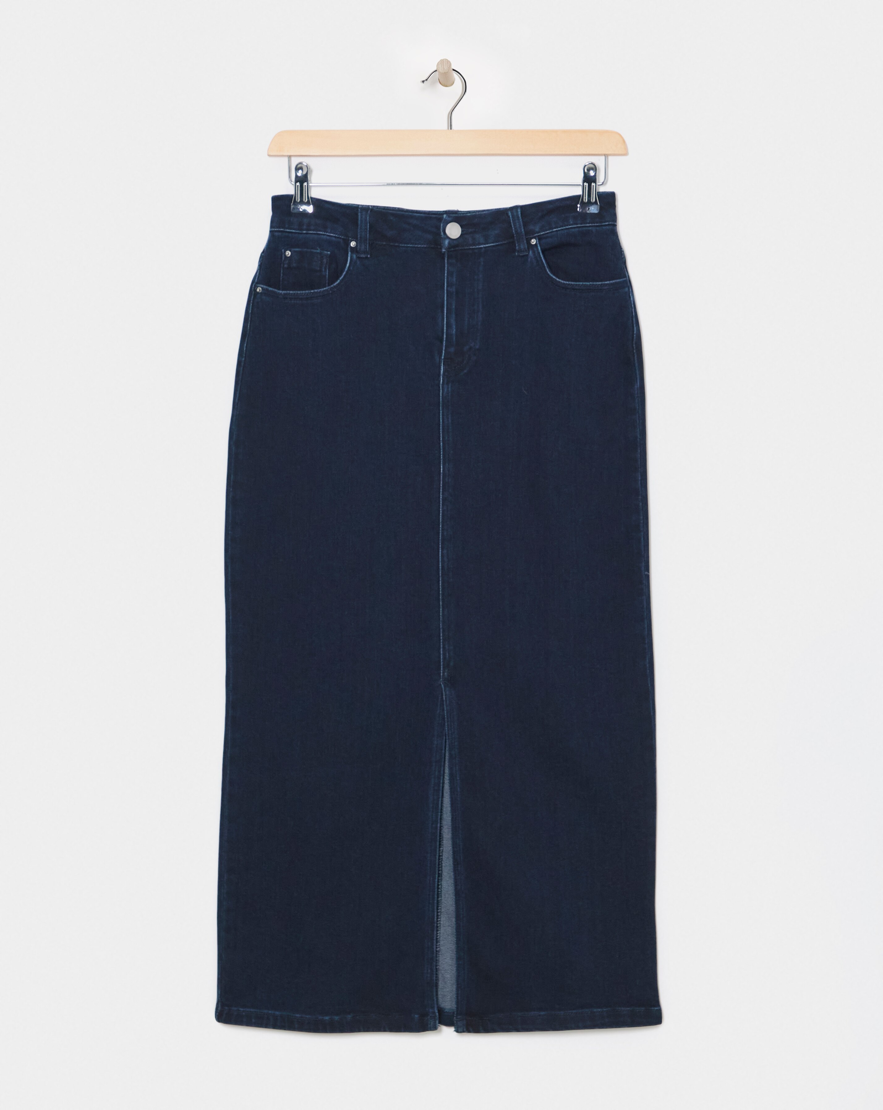 Anthology Indigo Denim Maxi Skirt | JD Williams