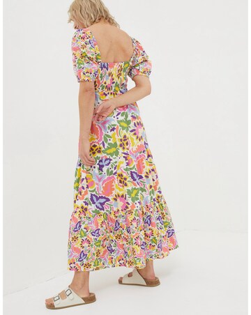 FatFace Rio Art Floral Midi Dress