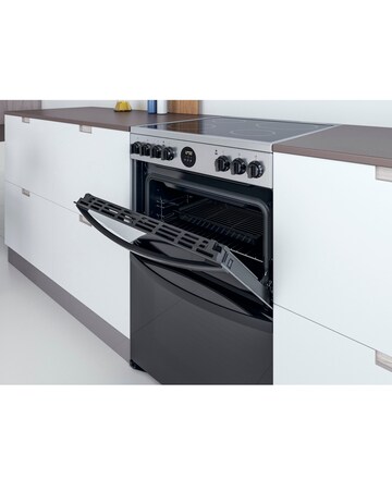 Indesit ID67V9HCX/UK 60cm Electric Double Cooker + Installation