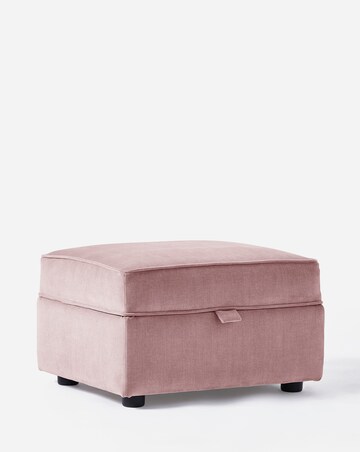 Joanna Hope Tilly Chenille Storage Footstool