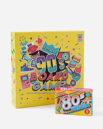 90s Board Game and 80s Trivia Cards - 2 pack set