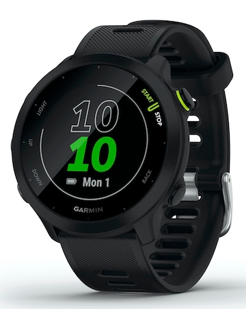 Garmin Forerunner 55 GPS Running Smart Watch - Black