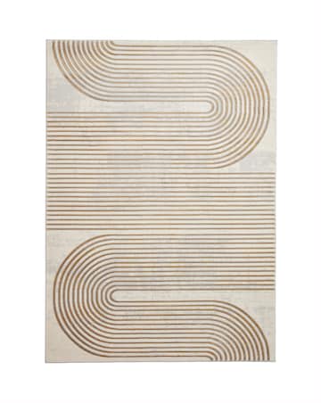Think Rugs Apollo Modern Linear Rug - Swirl