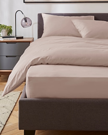 Pure Cotton 200TC Fitted Sheet