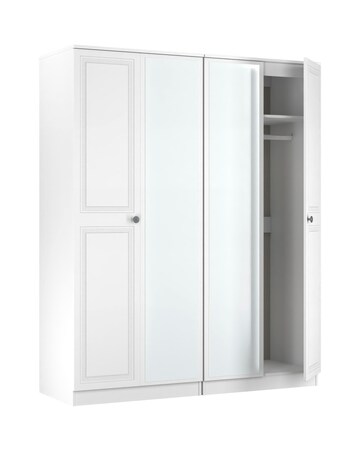 Richmond Ready Assembled 4 Door Wardrobe