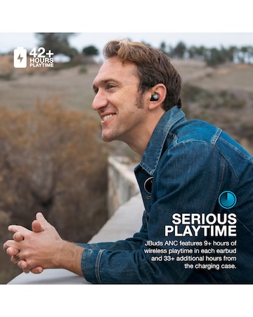 JLab JBuds ANC True Wireless Earbuds - Black