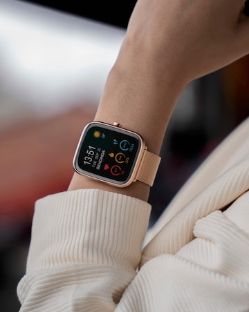 Sekonda Motion Plus Smart Watch - Rose Gold Alloy & Stainless Steel Mesh