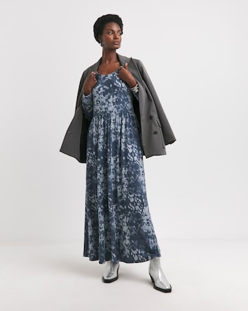 Long Sleeve Soft Touch Midi Dress