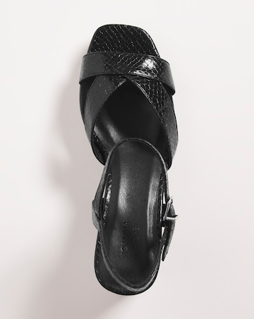 Joanna Hope Crossover Vamp Platform Sandal E Fit