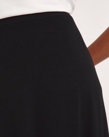 Black Jersey Maxi Skirt