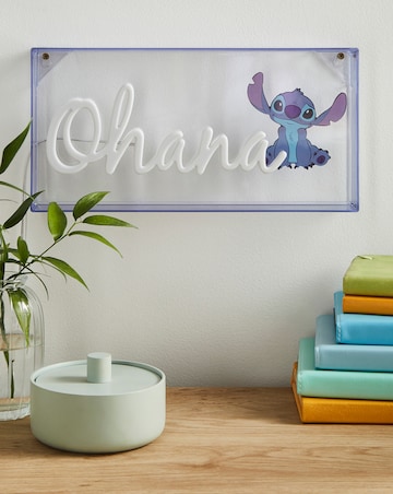 Stitch Ohana LED Neon Light