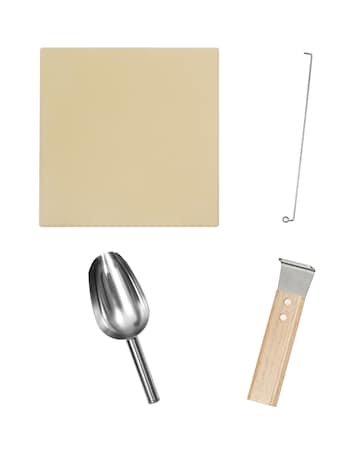 George Foreman Wood Pellet Pizza Oven with Paddle and Carry Bag