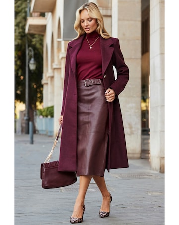 Sosandar Roll Neck Jumper With Cuff Detail