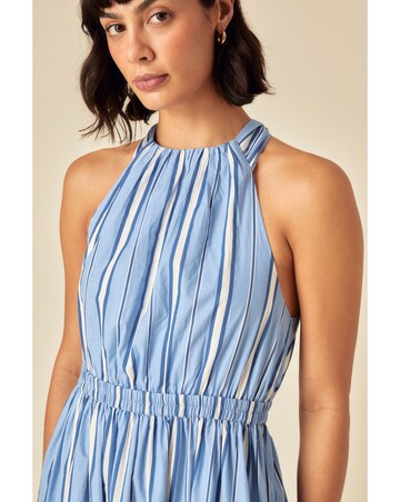 Nobody's Child Stripe Midi Dress