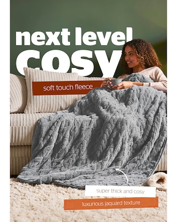 Silentight Luxury Super Cosy Heated Throw - Grey