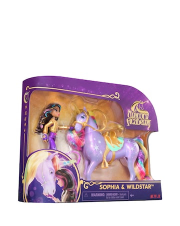 Unicorn Academy 4.5-inch Sophia Doll & Wildstar Unicorn