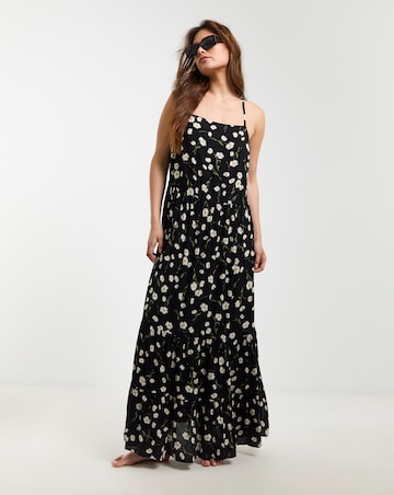 MAGISCULPT Floral Print Maxi Value Beach Dress