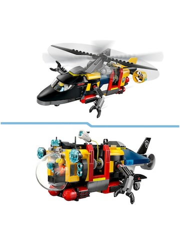 LEGO City Helicopter, Fire Engine & Submarine Remix 60462