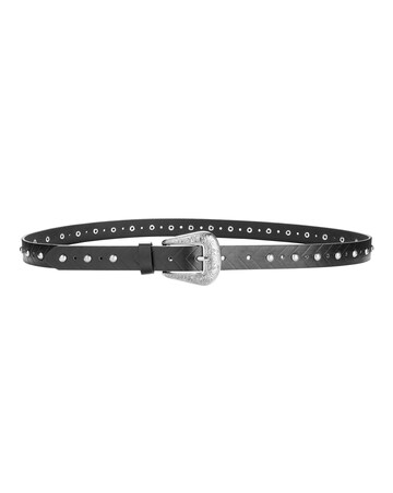 Western Black Buckle Belt
