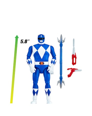 Mighty Morphin Power Rangers Auto Morphin Blue Ranger Figure