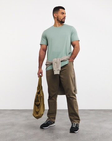 Pure Cotton Crew Neck T-Shirt Long