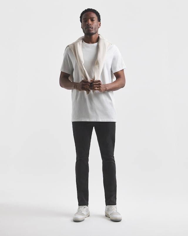 Union Skinny Fit Stretch Jeans Black