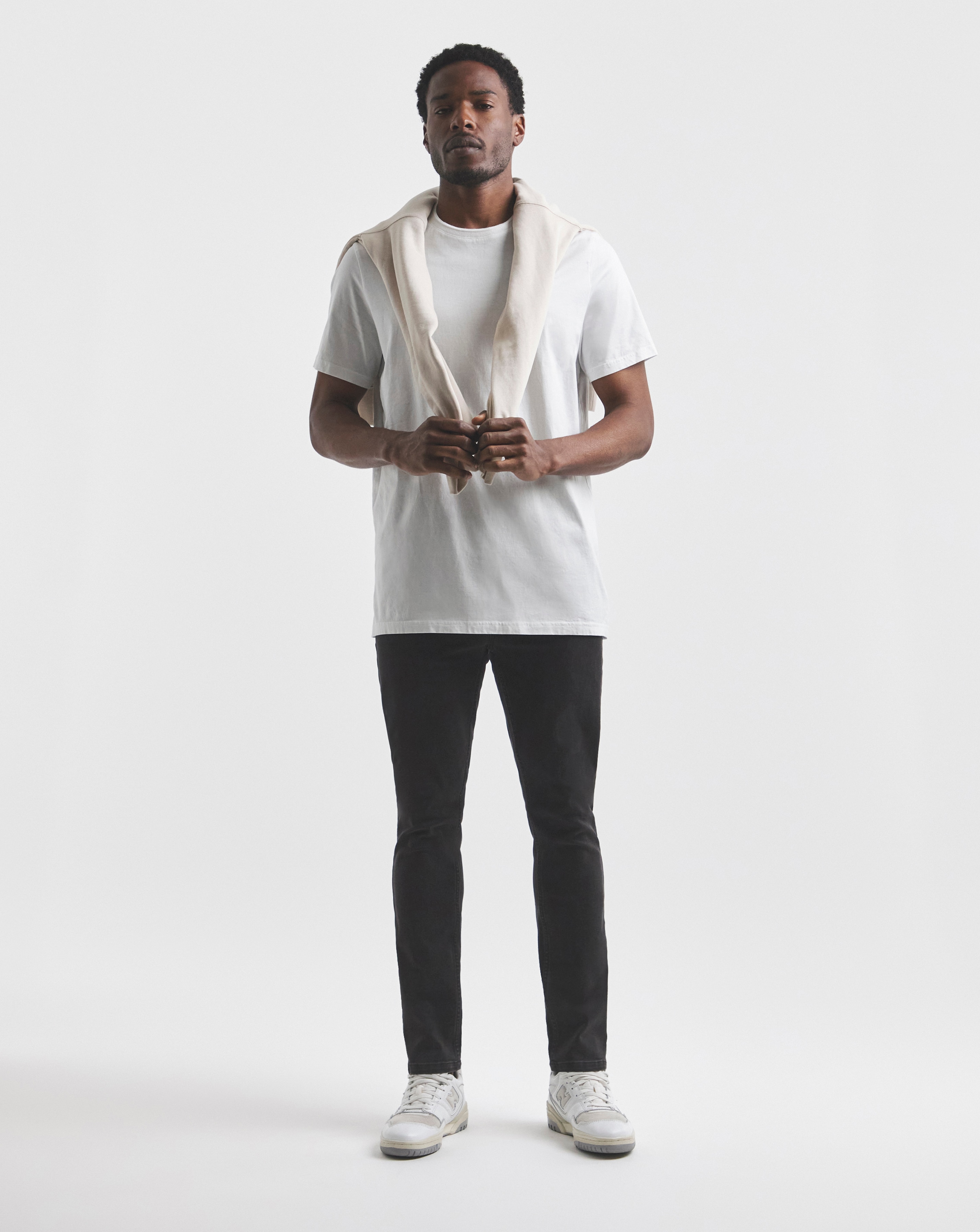 Union Skinny Fit Stretch Jeans Black