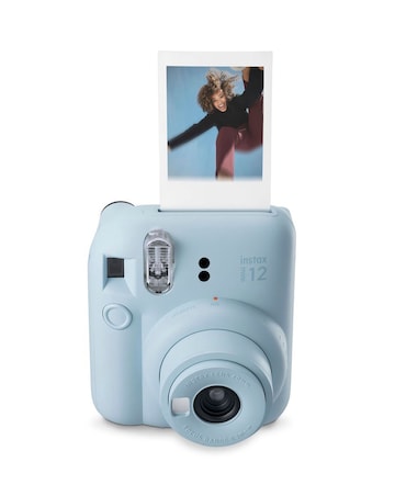 Fujifilm Instax Mini 12 Instant Camera with 20 Shot Film Pack - Pastel Blue