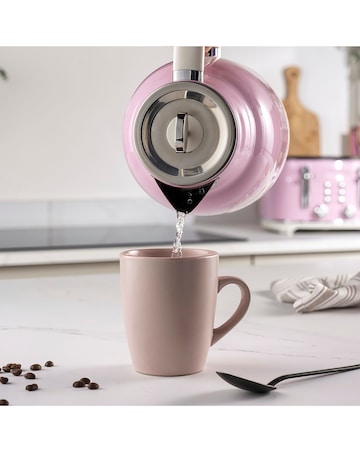 Salter Retro Rapid Boil Pink Kettle