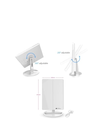 Rio Full Size LED Makeup Mirror