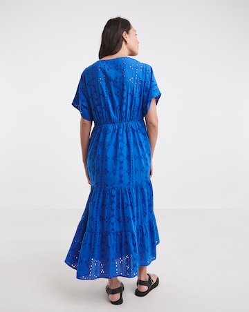 Pure Cotton Broderie Smock Dress