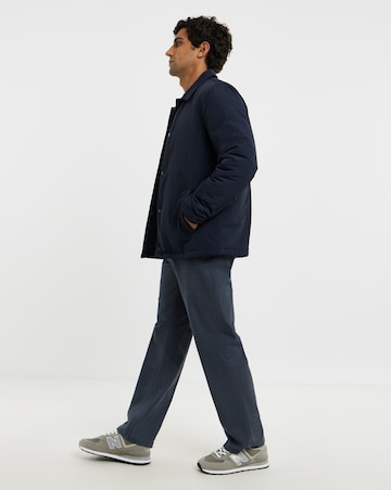 Navy Shower Resistant Lightweight Padded Jacket