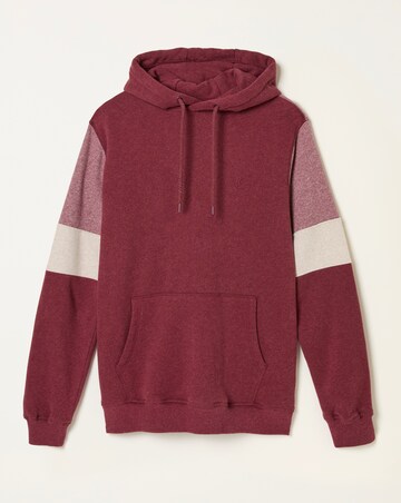 FatFace Brooke Cut & Sew Sweatshirt - Claret