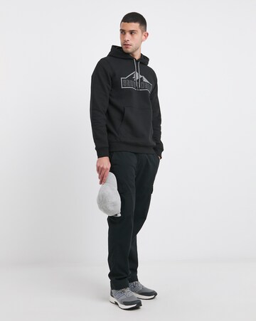 Snowdonia Black Overhead Graphic Hoodie