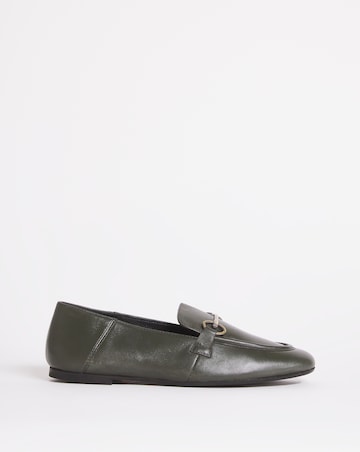 Leather Bar Loafer - Wide Fit (E)