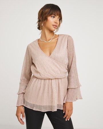 Joanna Hope Plisse Top