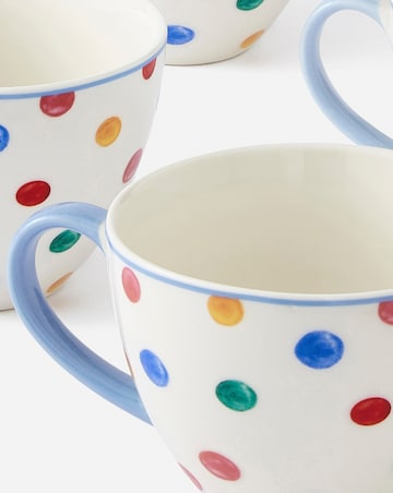 Julipa Polka Dot Cappuccino Mug Set